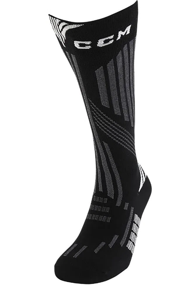 CCM Pro-tech Kompression socken, 3D-Knie, Nylonmischung