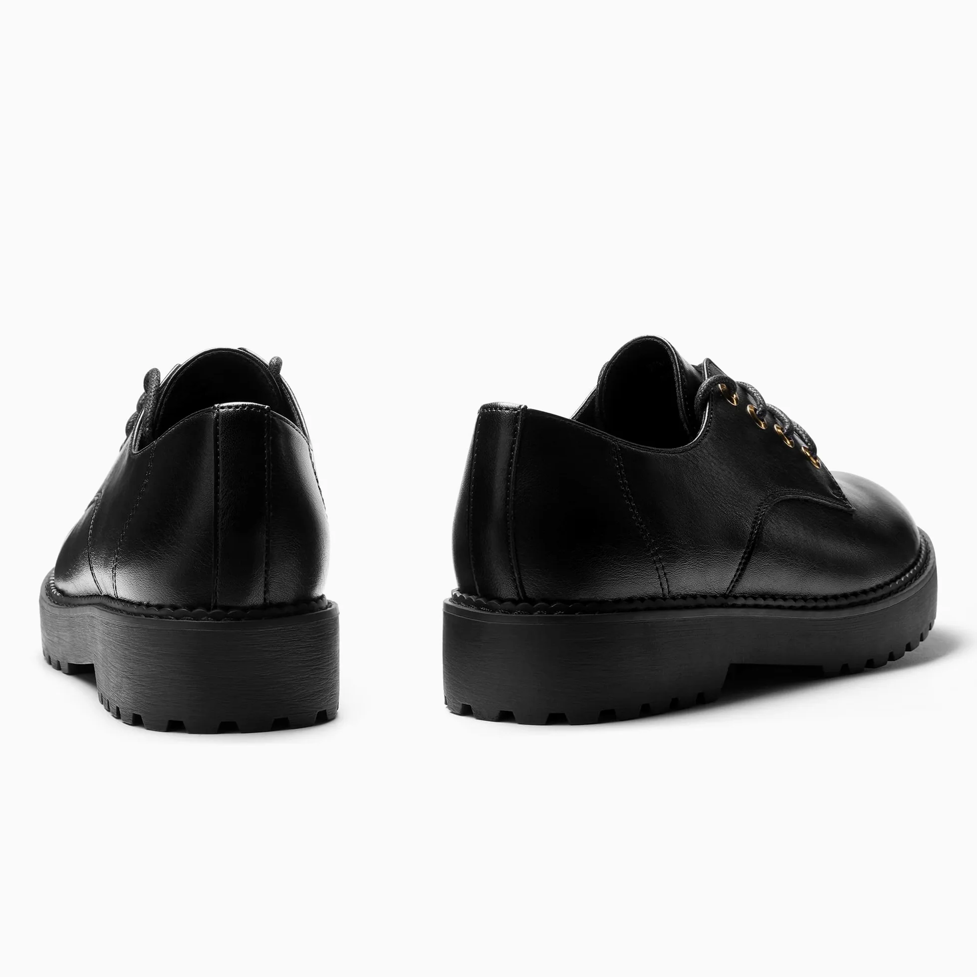 DREAM PAIRS Klassische Oxford-Absätze für Damen mit T-Riemen