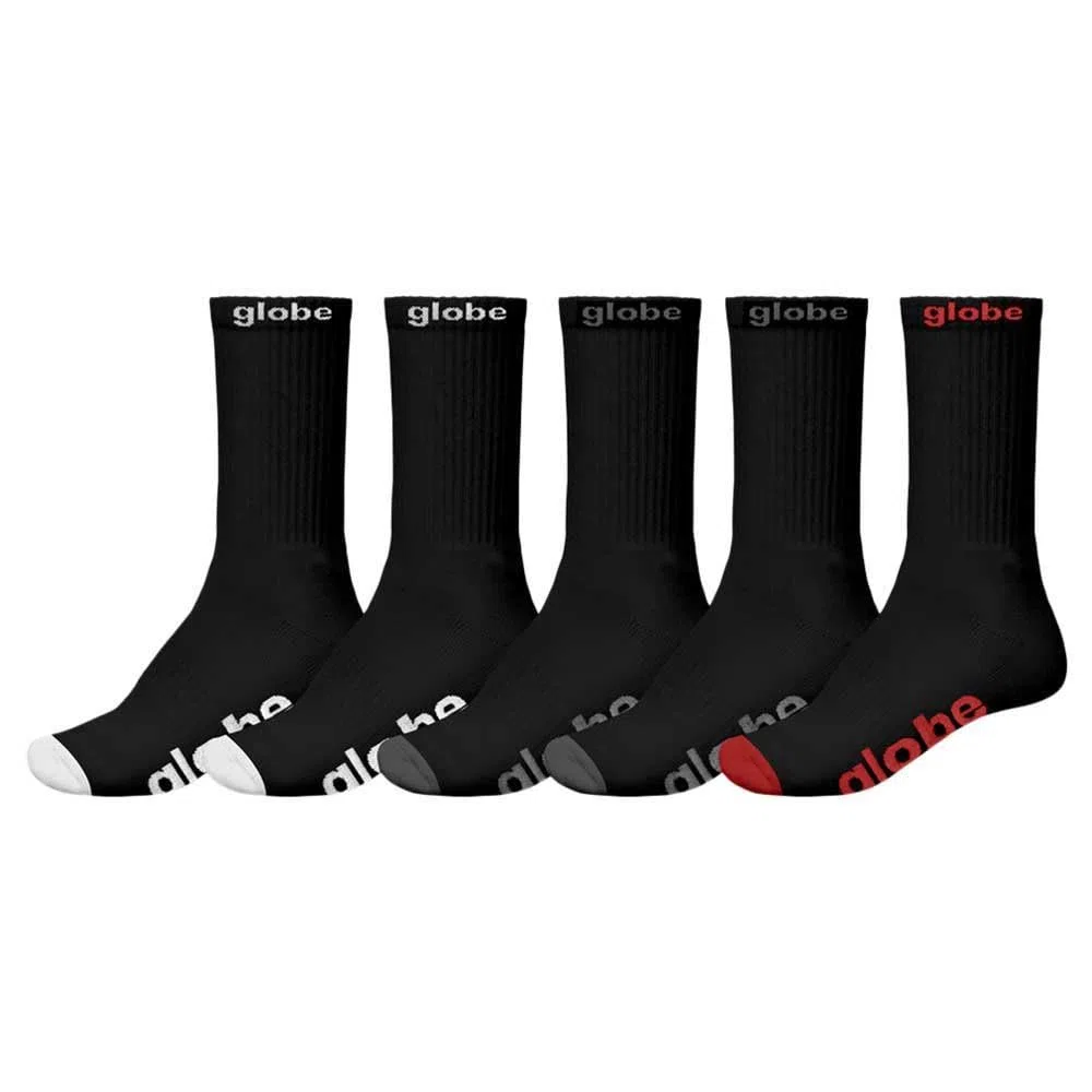 Globe Sock 5 Pack