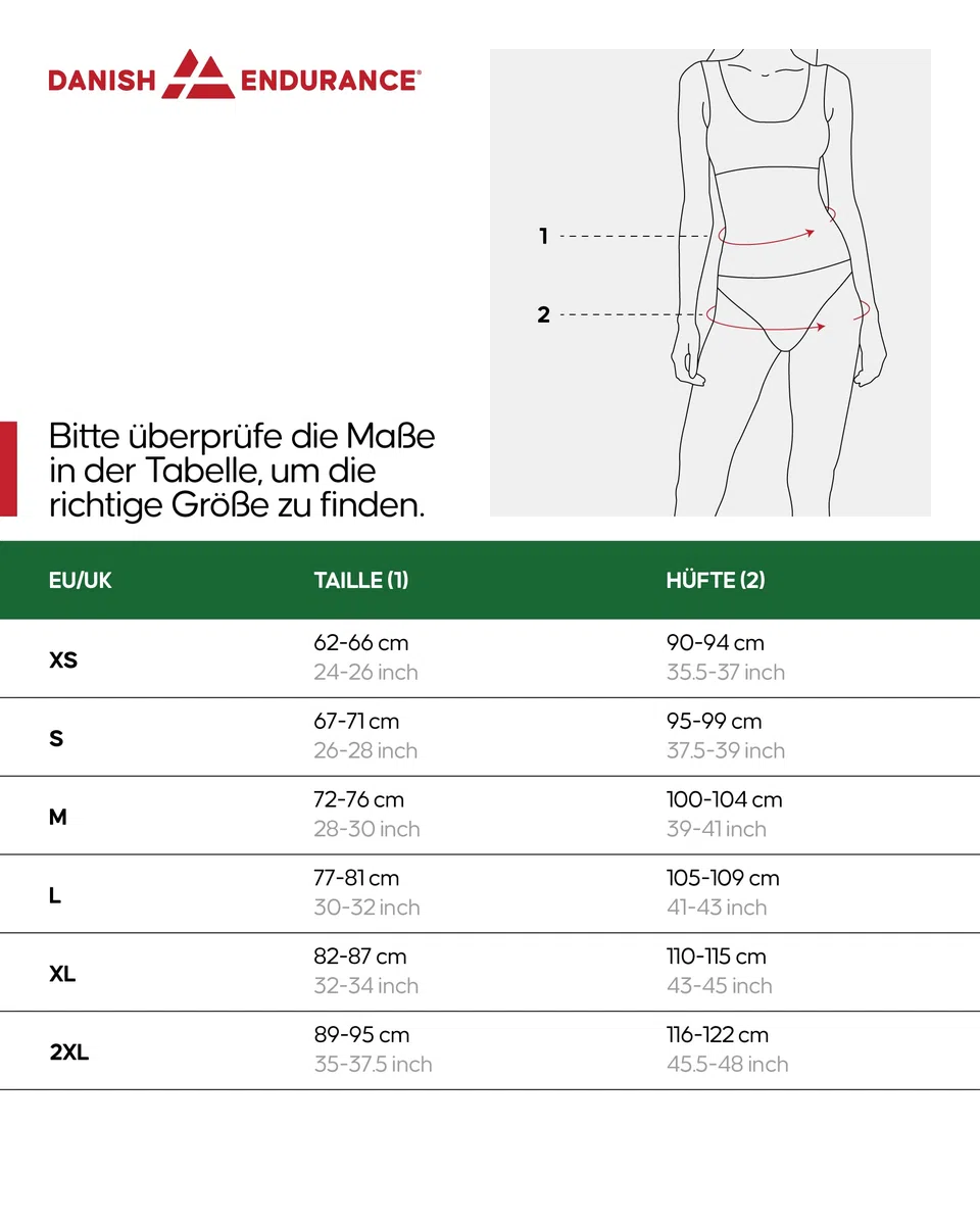 DANISH ENDURANCE Unsichtbare Hipster Slip Damen, Sport Unterhose, No-Show Unterwäsche, Mikrofaser, 3er oder 5er Pack