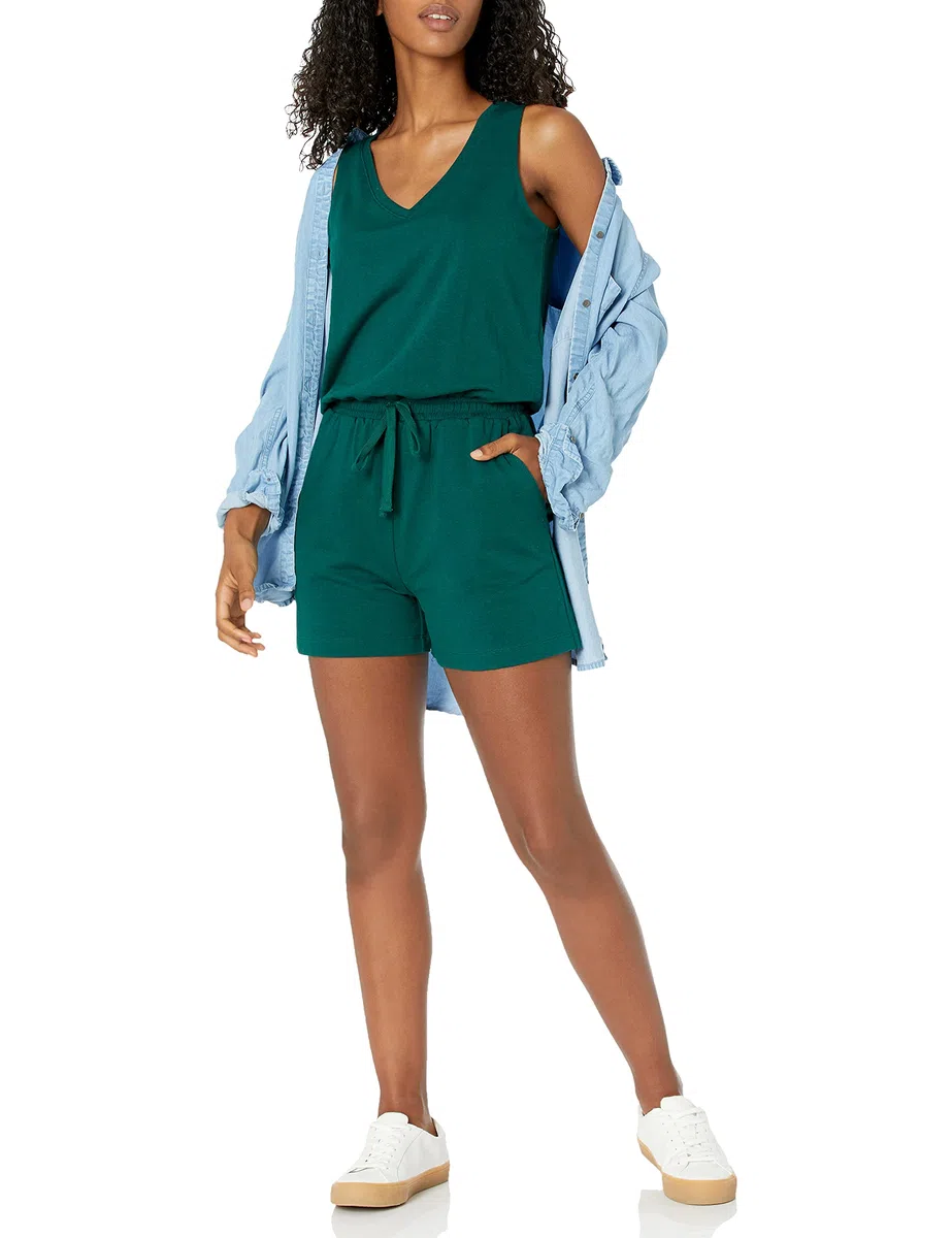 Amazon Essentials Damen Studio-Frottee-Einteiler, 9,0cm Beininnenlänge