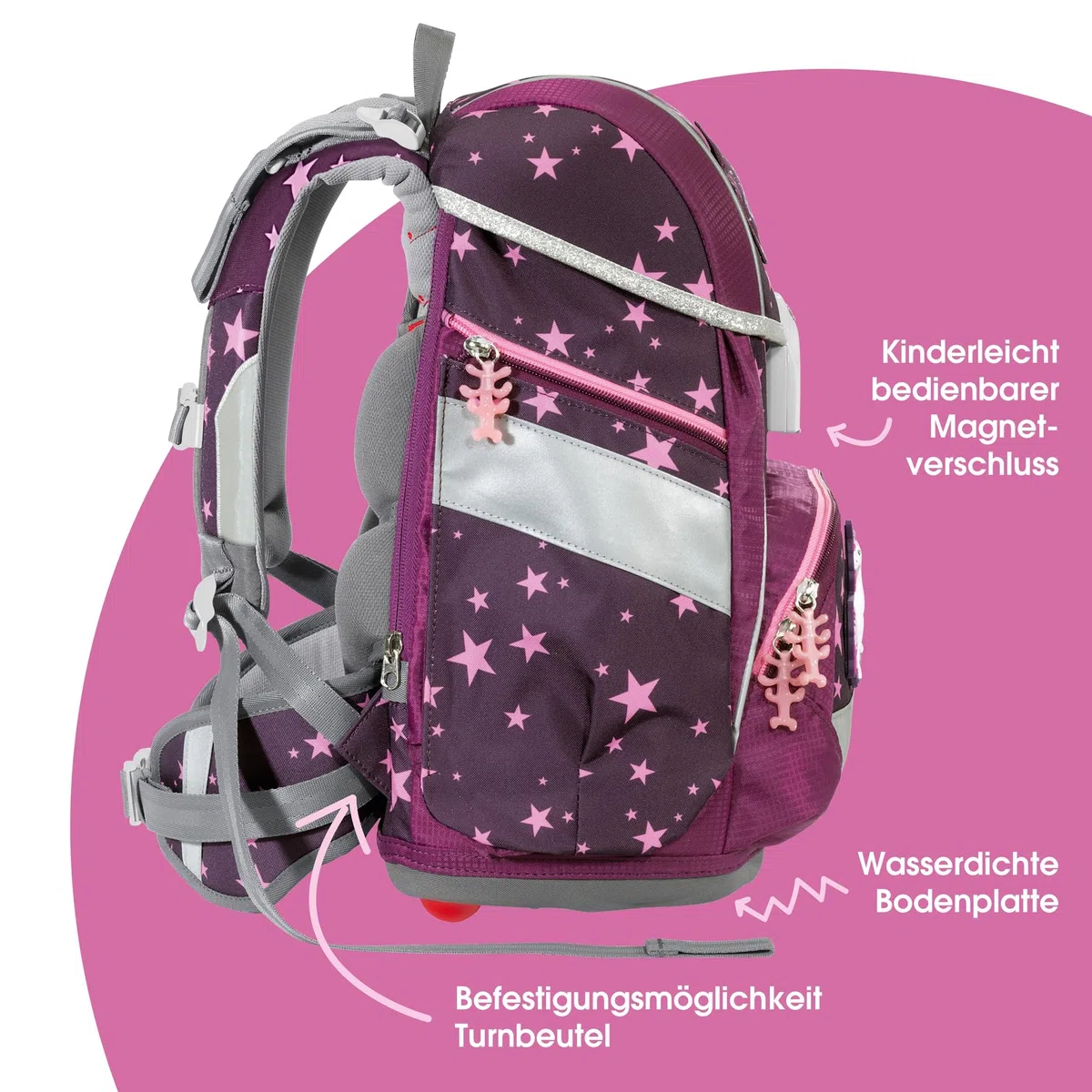 Step by Step 2in1 Plus Unicorn Schulranzen Set 6tlg.