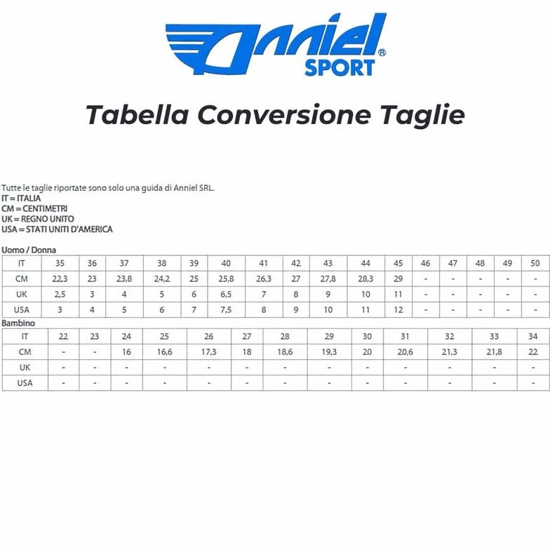 Anniel 2038 Gymnastikschuhe aus Leder. 100% Made in Italy (41, Schwarz)