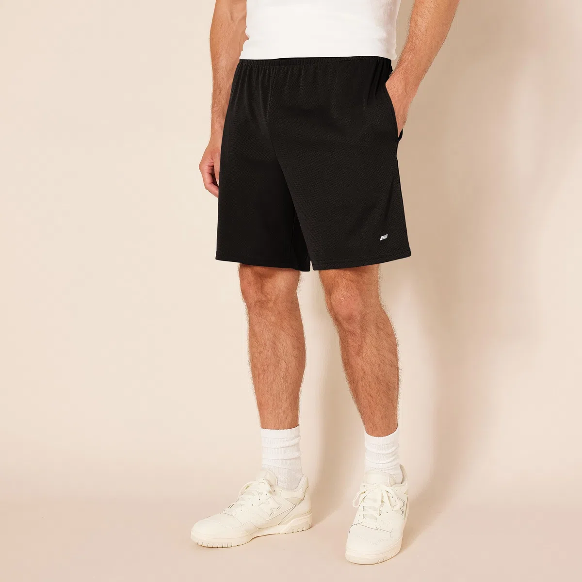 Amazon Essentials Herren Sportliche Basketball-Performance-Tech-Trainingsshorts mit Lockerer Passform, 20,3cm Beininnenlänge, 2er-Pack