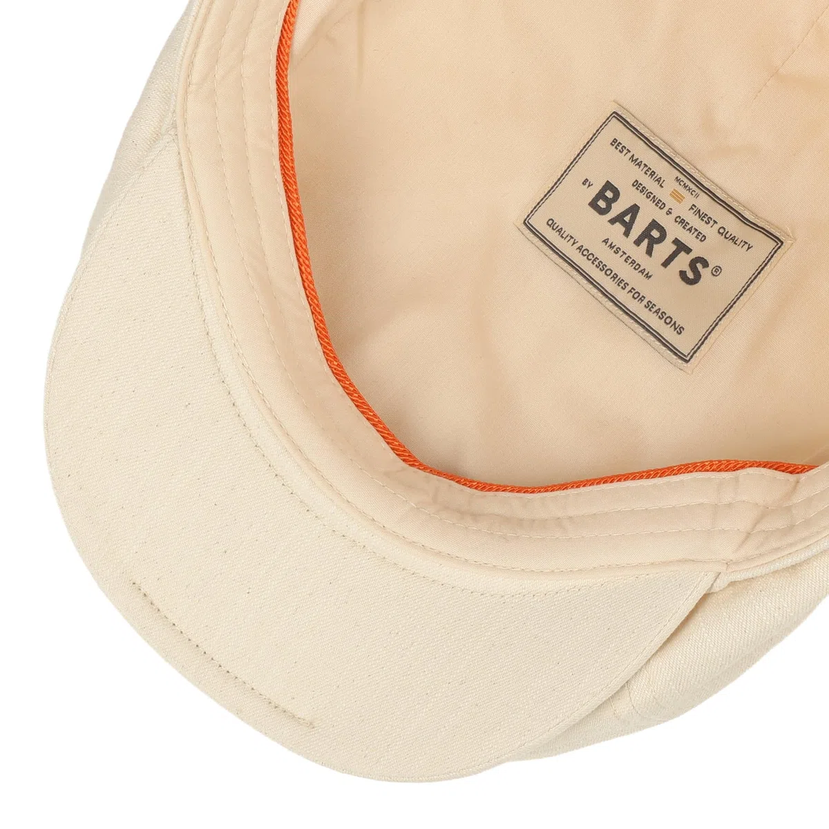 Barts Melange Jamaica Flatcap Schirmmütze Schiebermütze Leinencap Baumwollcap Herren - mit Schirm, Futter, Futter Sommer Frühling-Sommer