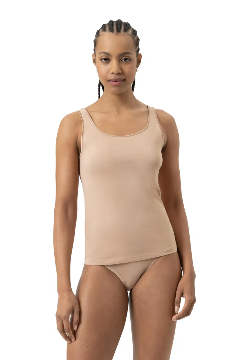 Mey Damen-Top mit Breiten Trägern & Rundhalsausschnitt - Als Unterhemd oder Tanktop für Frauen - Basic Trägertop in schmaler Form ohne Seitennähte - 10 Farben, Gr. XS - 5XL