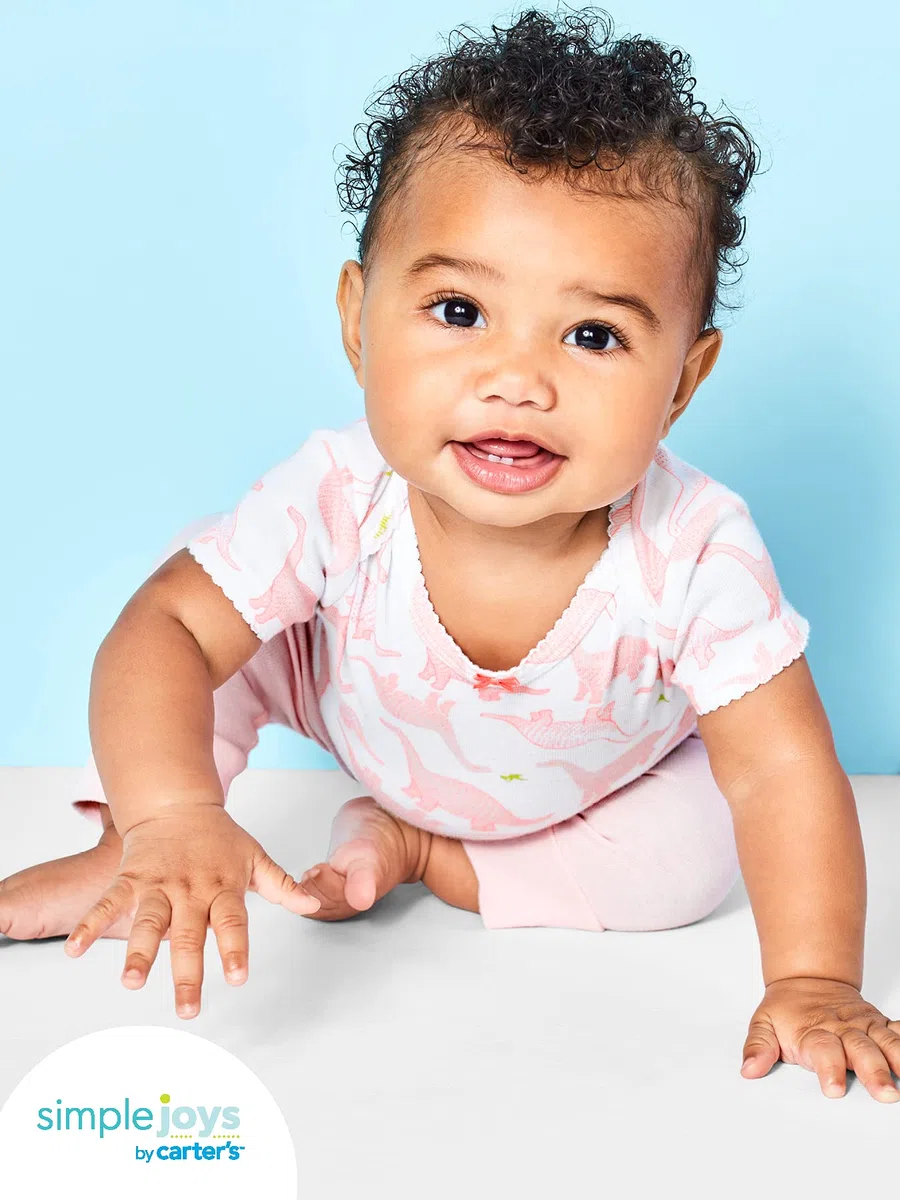 Simple Joys by Carter's Baby Mädchen Hosen (4er Pack)