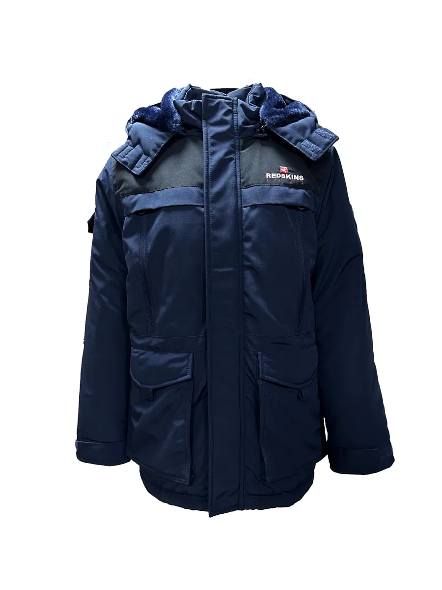 Unisex Kids Jacket Cardigan Girl Boy Parka/Daunenjacke, Blue, 12 Jahre