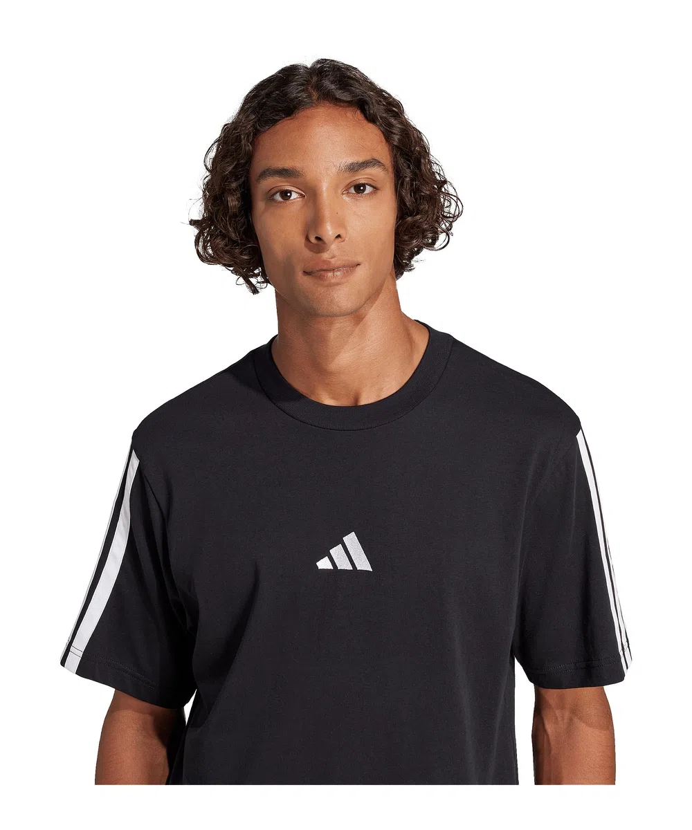 adidas Men's Essentials 3-Streifen Single Jersey T-Shirt