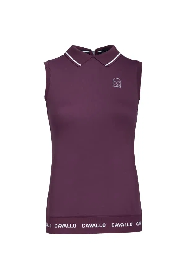 Cavallo DRIFA Polo Top Dark Raspberry FS 2022