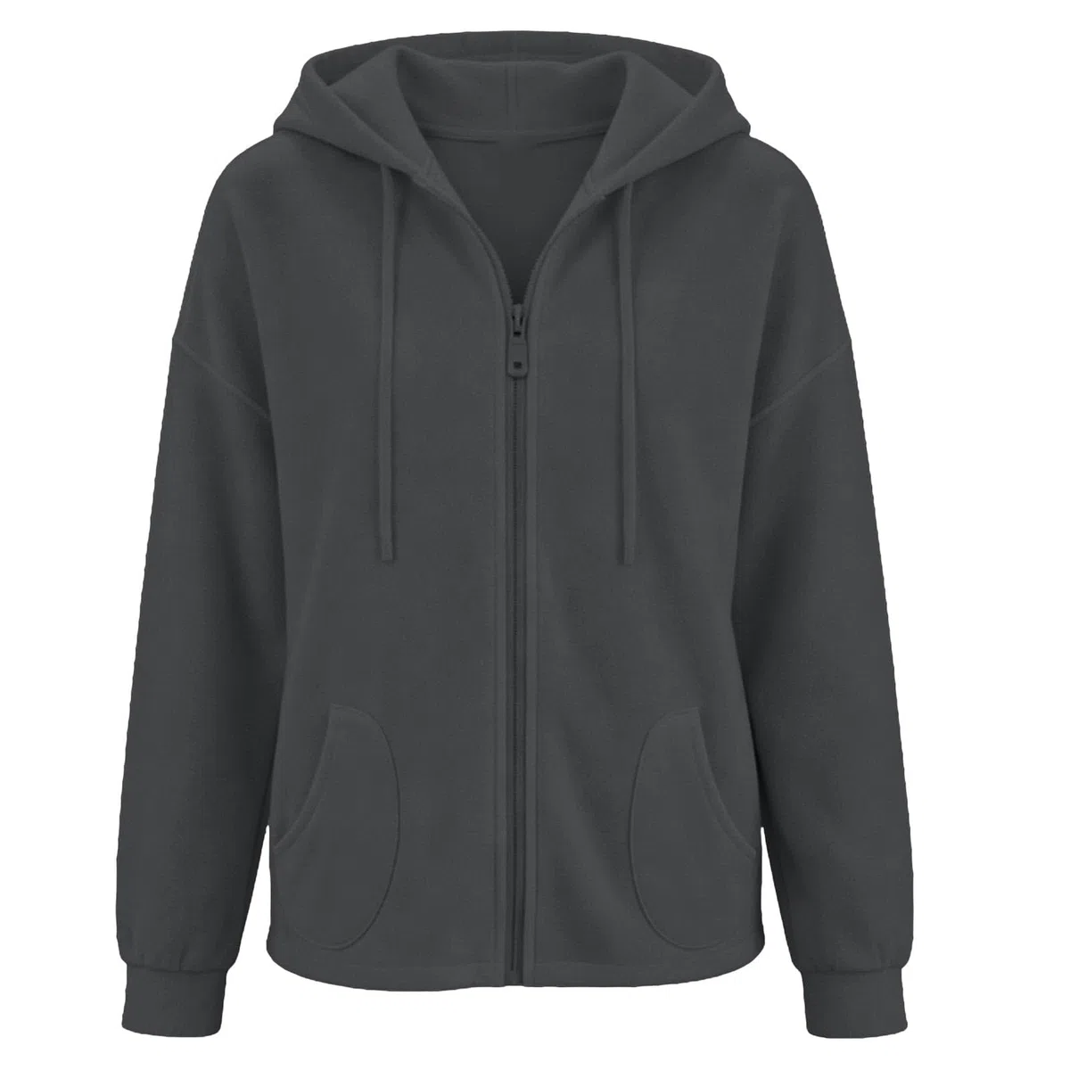 Hoodie Damen Reißverschluss Mantel Zipper Kapuzenjacke - Freizeit Übergangsjacke Sweatjacke Locker Pullover Oversized Cardigan Jacke Langarm Sportjacke Sweatshirt