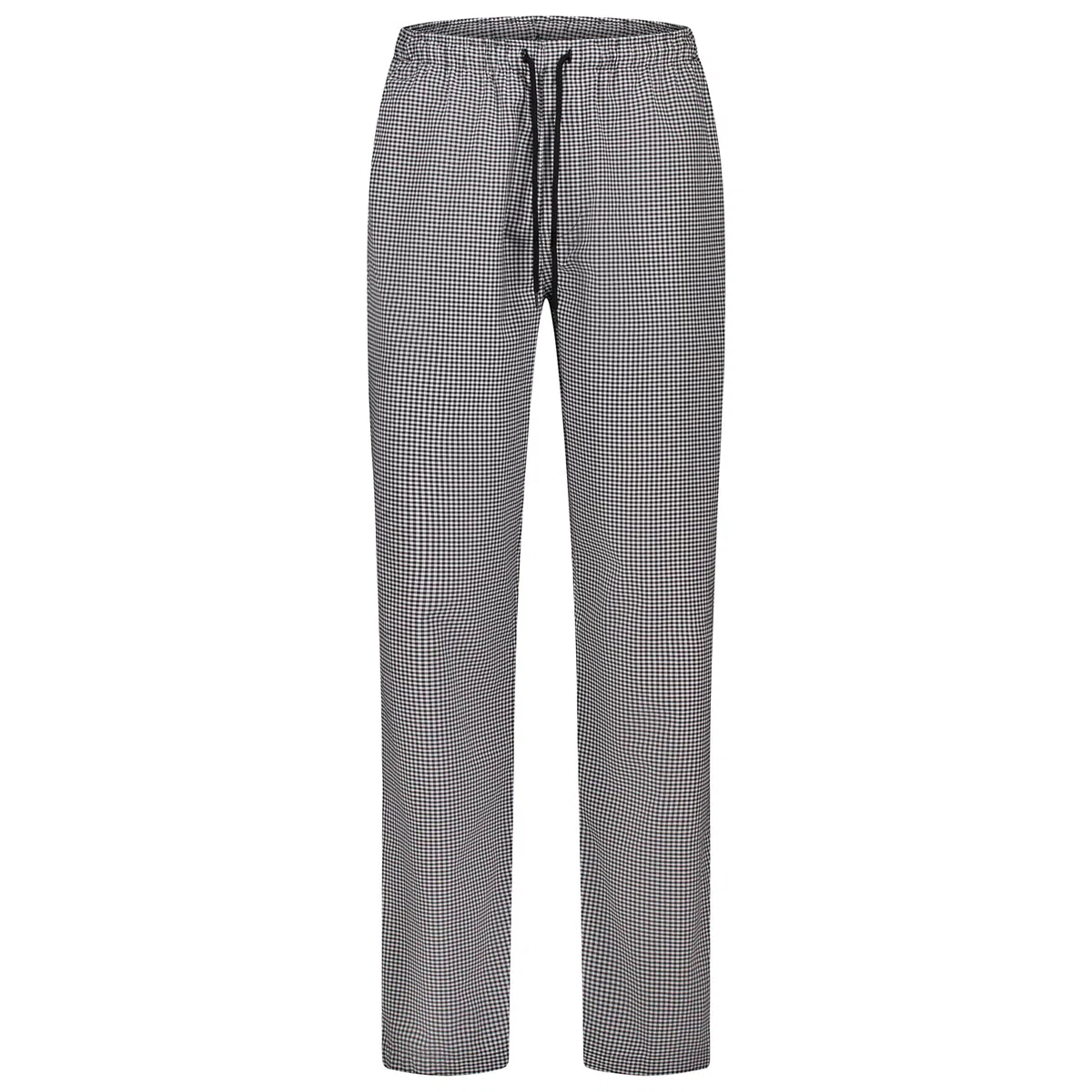 PALLTEX Alfredo Kochhose 100% Baumwolle Kochhose Herren/Damen Baumwolle Bäckerhose mit Kordelzug verstellbare Taille EN 13688