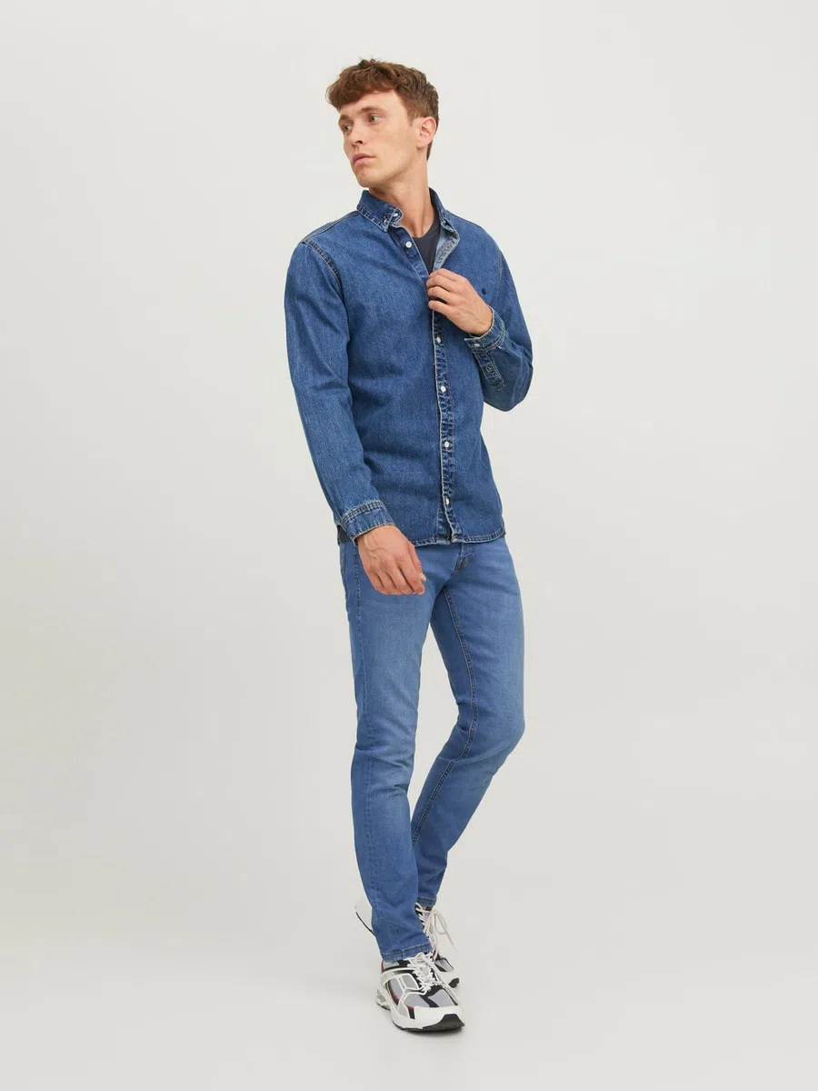 JACK & JONES Male Slim Fit Jeans JJIGLENN JJORIGINAL SQ 223 NOOS Slim Fit Jeans