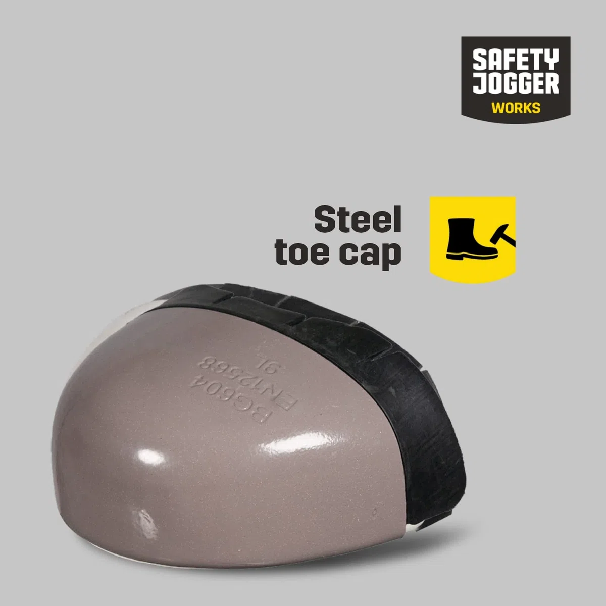 SAFETY JOGGER Stahlkappen Sicherheits S2 Clog - X0500 - Professioneller Arbeitsschuh für Damen oder Herren im Leder, ohne Schnürsenkel, ideal für die Küchen- oder Lebensmittelindustrie, Weiß